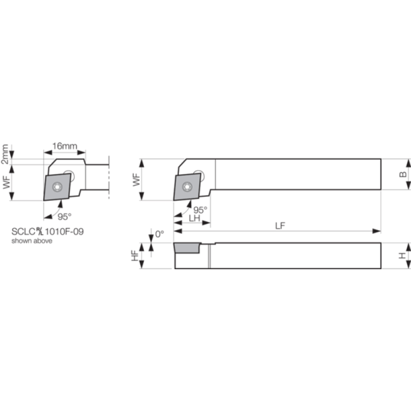 Turning Toolholder THC07503