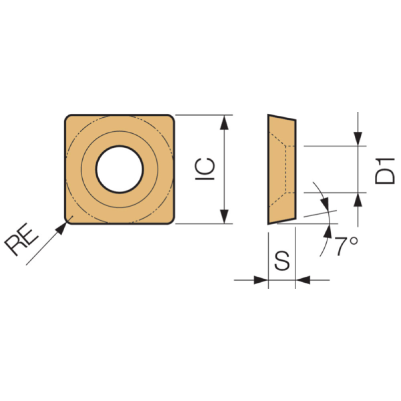 Carbide Turning Insert TAB05001