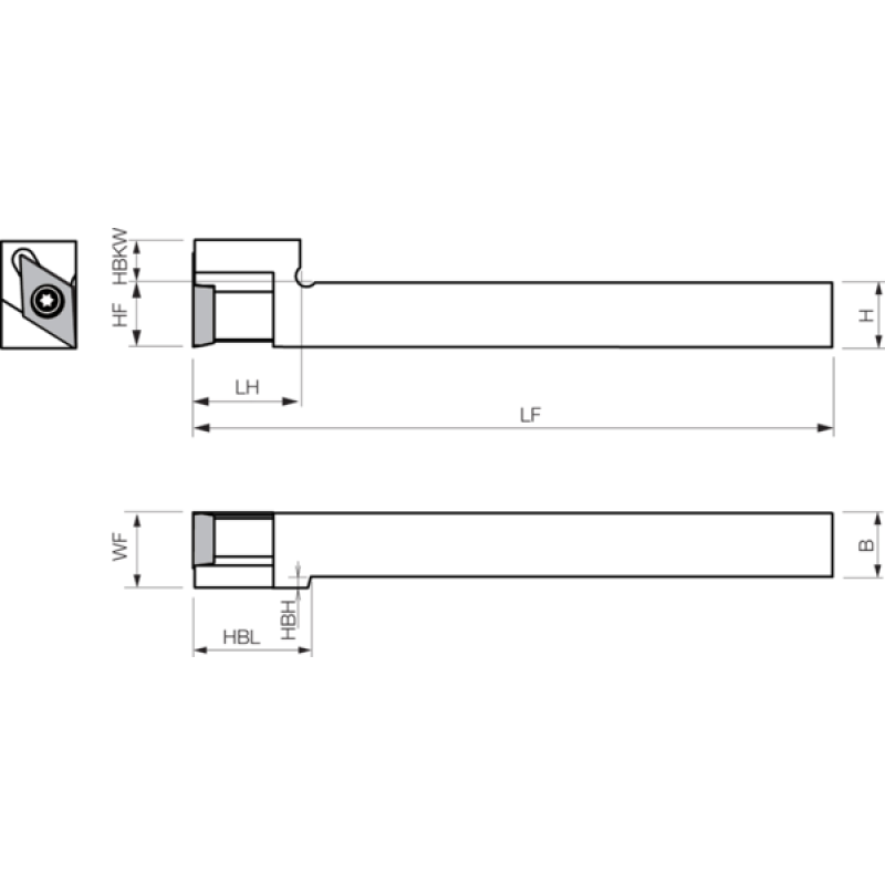 Turning Toolholder THC14921