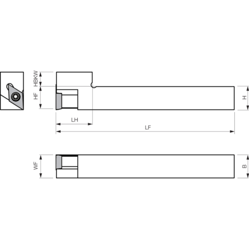 Turning Toolholder THC14922