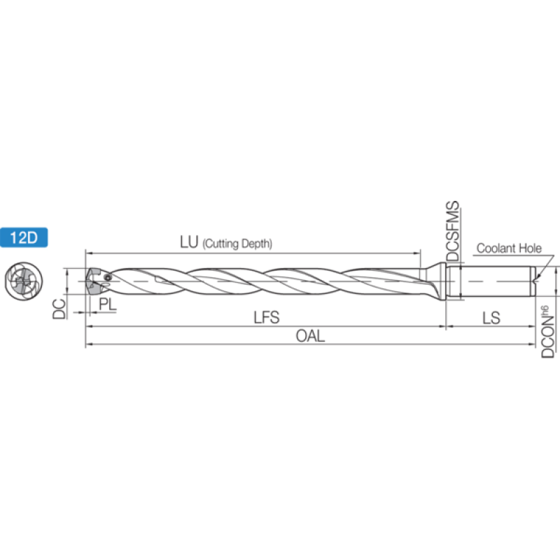 Drilling Toolholder THD11877
