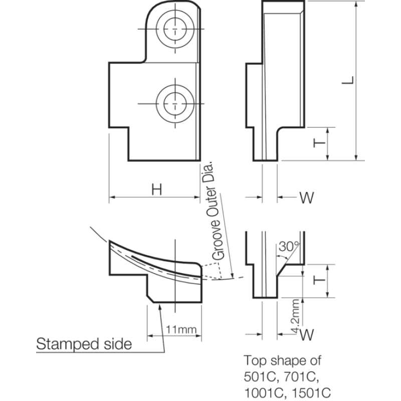 Turning Toolholder THC05074