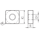 Ceramic Turning Insert TCV05006