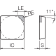 Пластина фрезерна PCD TBE00258