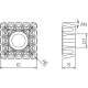 Пластина фрезерна твердосплавна TLS00151