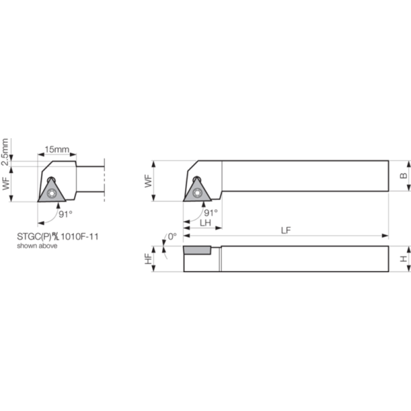 Turning Toolholder THC08463