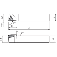 Turning Toolholder THC09348