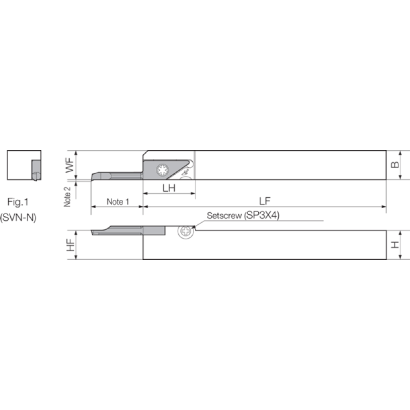 Turning Toolholder THC07287