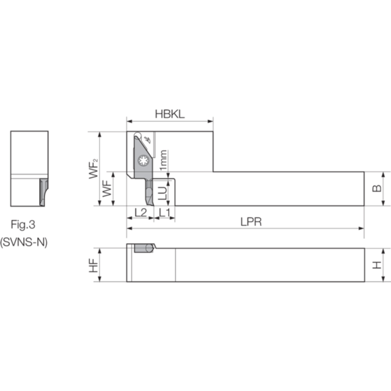 Turning Toolholder THC07535