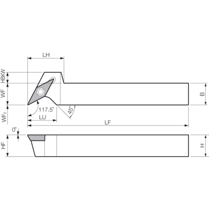 Turning Toolholder THC14833