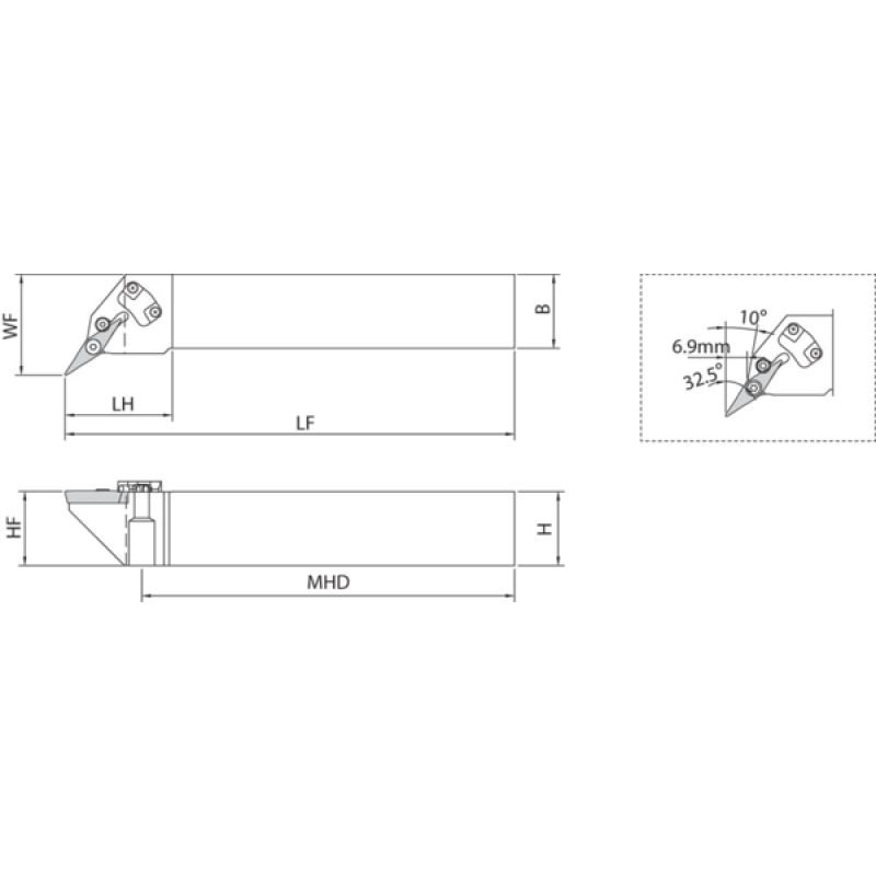 Turning Toolholder THC14980