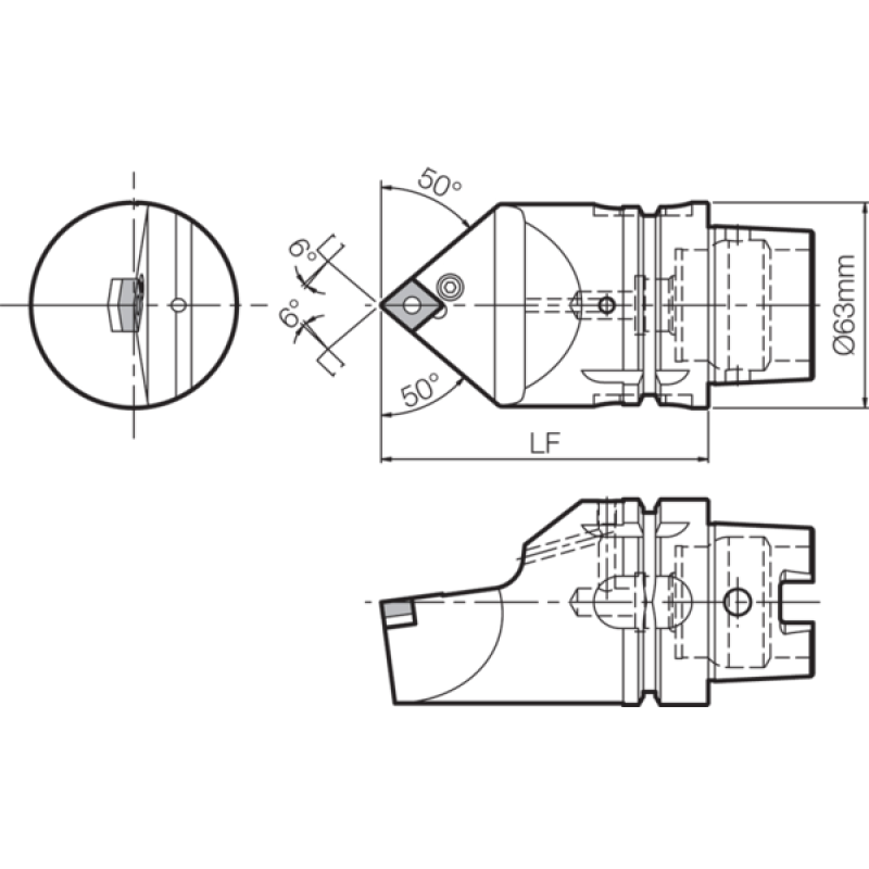 Turning Toolholder THM04740