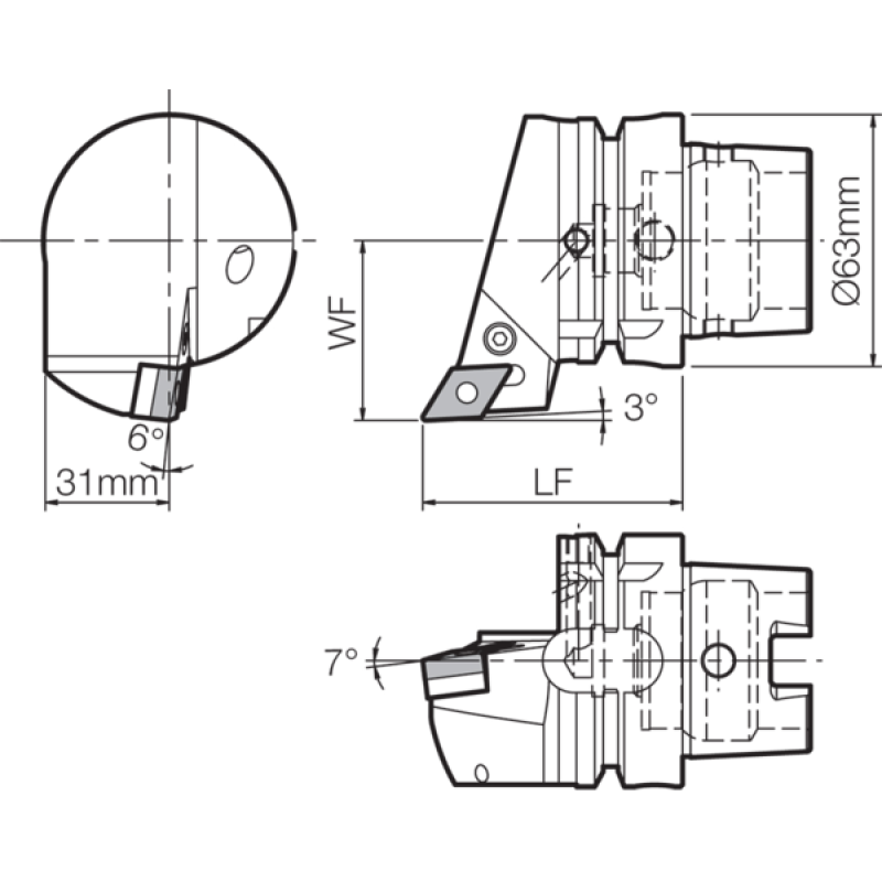 Turning Toolholder THM04710