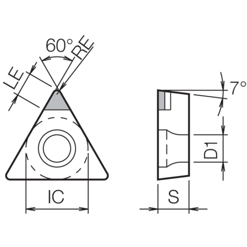 PCD Turning Insert TBE02803