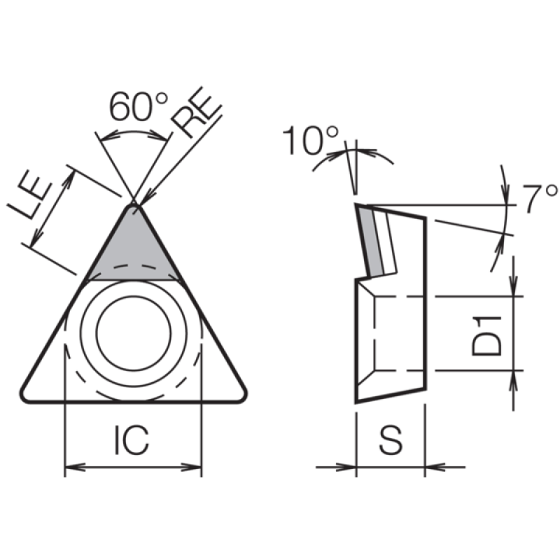 PCD Turning Insert TBR04350