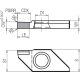 PCD Grooving Insert TBR16109
