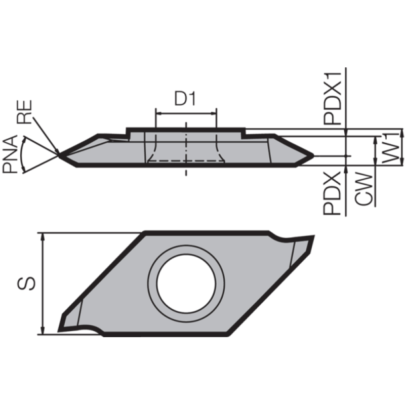 Carbide Threading Insert TKE16581