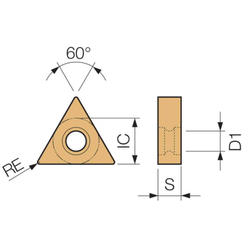 Твердосплавна токарна пластина TLM00274