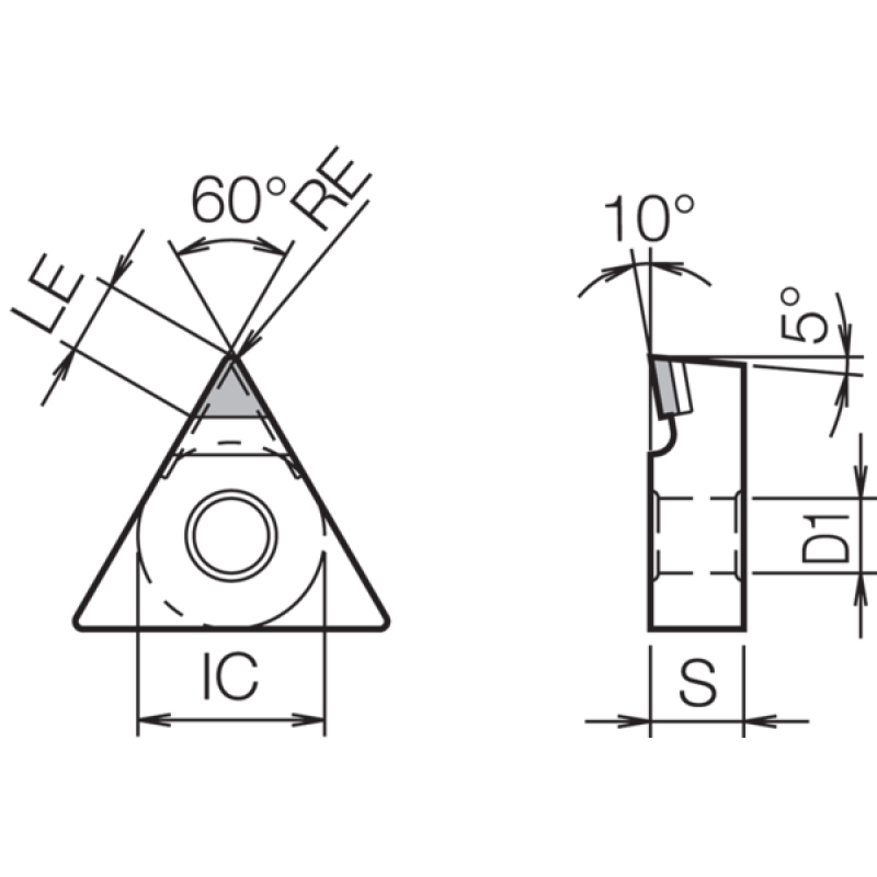 PCD Turning Insert TBR04601