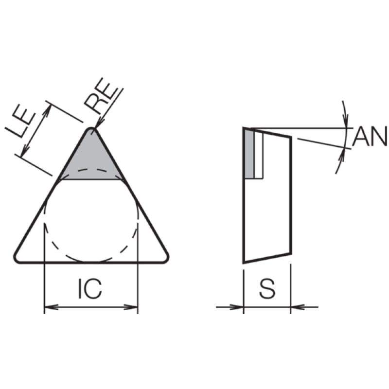PCD Turning Insert TBR05112