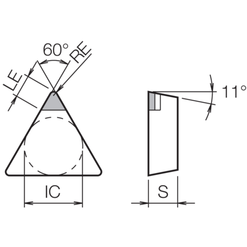 PCD Turning Insert TBR05140