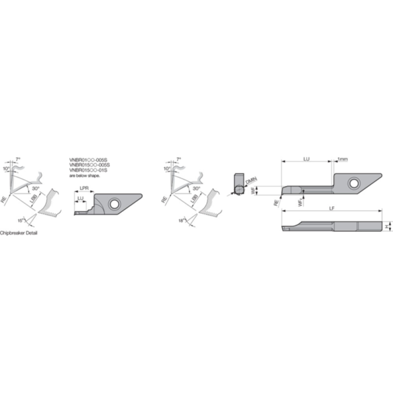 Твердосплавна токарна пластина TKT09568
