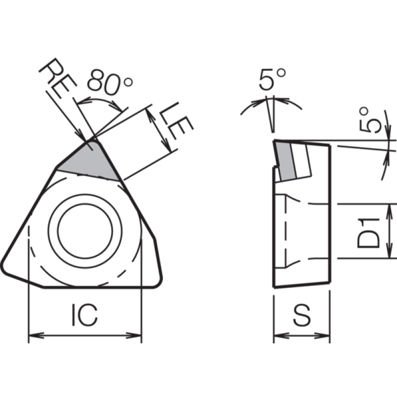 PCD Turning Insert TBR07102