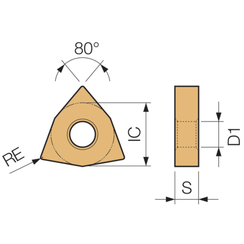 Carbide Turning Insert TAA08605