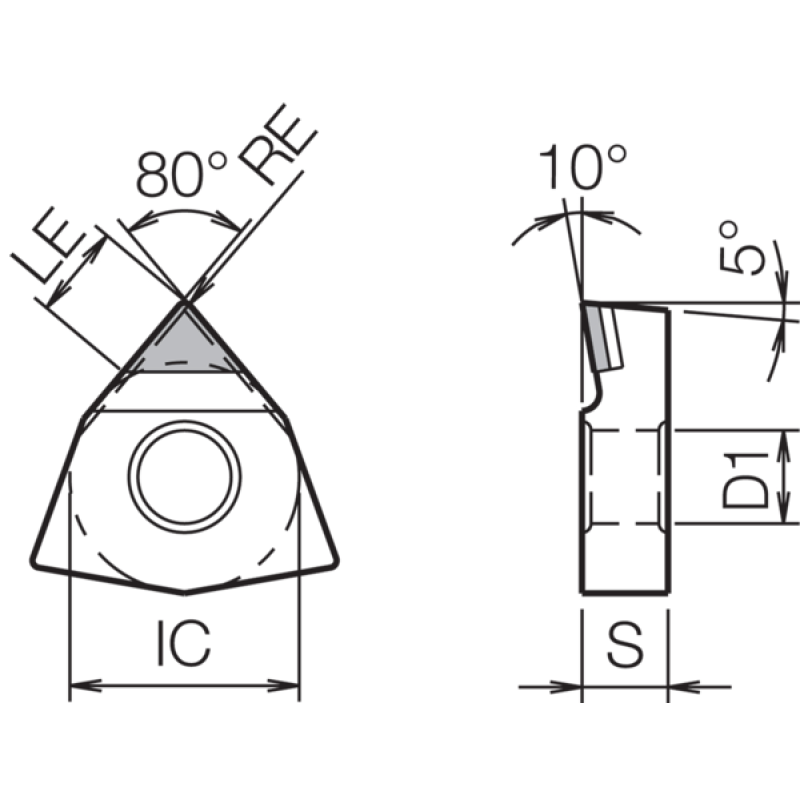 PCD Turning Insert TBR07301