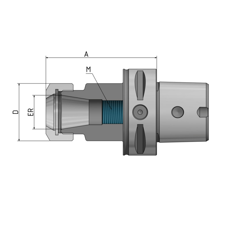 ER-Collet Chuck "Corum" C5 - ER32 - 60 G2.5 25,000/min.