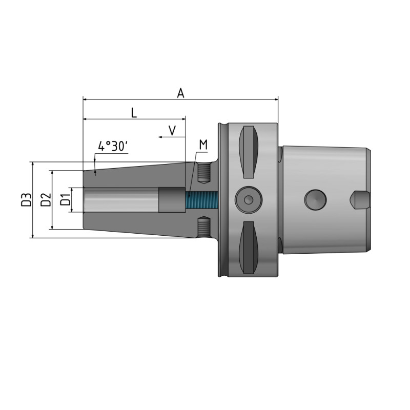 Shrink Fit Chuck 4.5° "Corum" C8 - 14 - 85 G2.5 25,000/min.