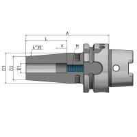 Shrink Fit Chuck 4.5° HSK-A 40 - 8 - 80 G2.5 25,000/min.