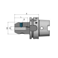 End Mill Holder Weldon HSK-A 63 - 8 - 120 G2.5 25,000/min.
