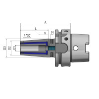 Shrink Fit Chuck 4.5° "Cool Tool" HSK-A 63 - 20 - 100 G2.5 25,000/min.