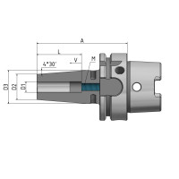 Термозатискний патрон 4,5° HSK-A 80 - 8 - 160 G2,5 25 000/хв.