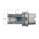 "Hawk Eye" ® Precision ER Collet Chuck HSK-A 100 - ER25 - 100 G2.5 25,000/min.