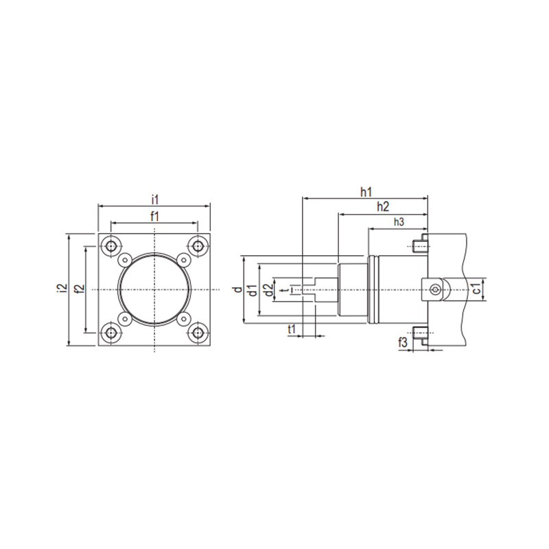 BMT45 Straight Offset Driven Tool (Gerardi)