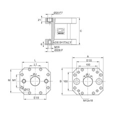 Size 3 (166) ART.614H Riser for ART.640 Multitasking Vices