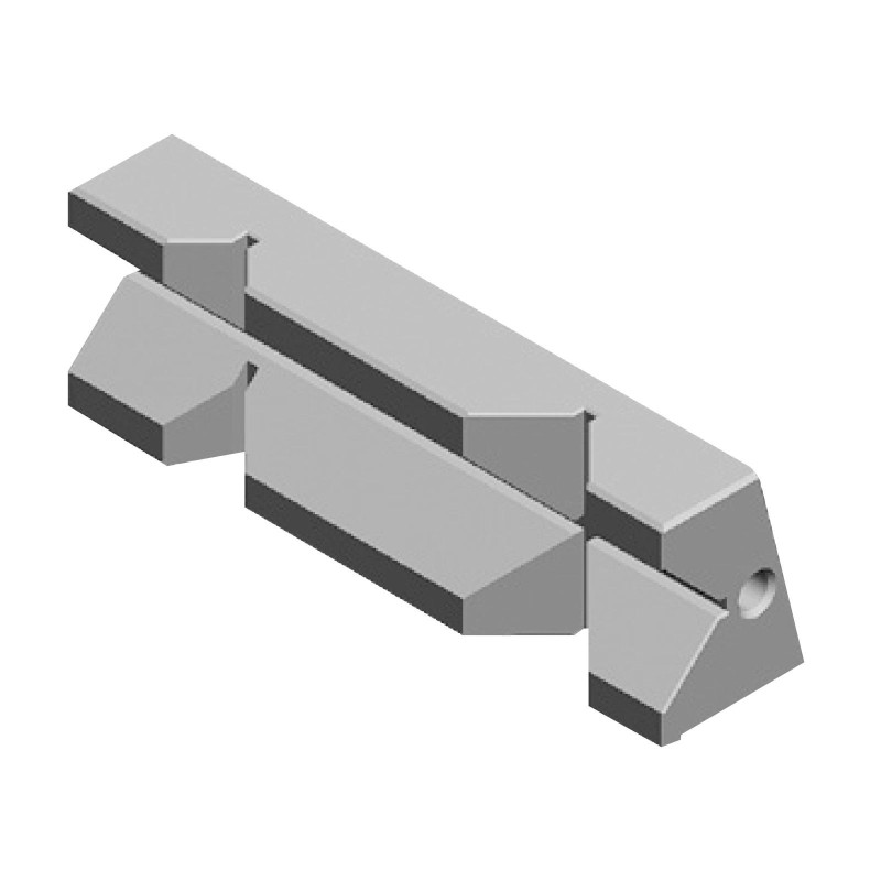 Size 6 / 300mm ART.230F Prismatic Jaw Plates for Gerardi Standard Series Flex Vice