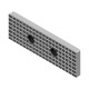 Size 2 / 125mm ART.242S Hardened Serrated Jaw Plates for Gerardi Standard Series Vices