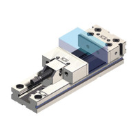 Size 2 / 125mm ART.244 Hardened Smooth Jaw Plates for Gerardi Standard Series Vices