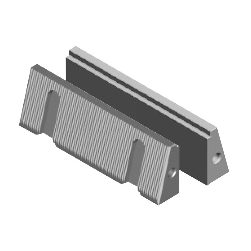 ART.320A Step Jaw Set Jaw Plates for Gerardi Standard Series Flex Vice