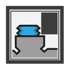 Size 2 ART.650U Hard Material GRIP Jaw Plate (Gerardi)