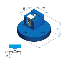 Size 5 ART690 Dovetail Grip Clamping System - Single (Gerardi)
