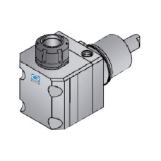 Інструмент Biglia BMT40 з прямим кутом, зовнішня подача охолодження ER25, співвідношення 1:1, H45 (Gerardi)