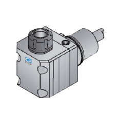 Інструмент Biglia BMT55 з прямим кутом, зовнішня подача охолодження ER25, співвідношення 1:1, H70 (Gerardi)