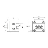BMT60 Торцевая державка 25 mm