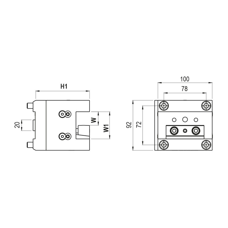 Тримач для токарного різця BMT60 25 мм (Gerardi)