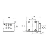 Тримач леза для відрізки BMT60 25 мм (Gerardi)