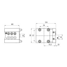 Тримач леза для відрізки BMT60 25 мм (Gerardi)